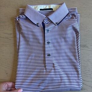 Men's Striped Polo Shirt Greyson